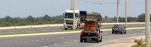 Imagem da notícia - Tráfego de caminhões do PIM fica mais seguro com 1º trecho do Rapidão Rodoanel Metropolitano